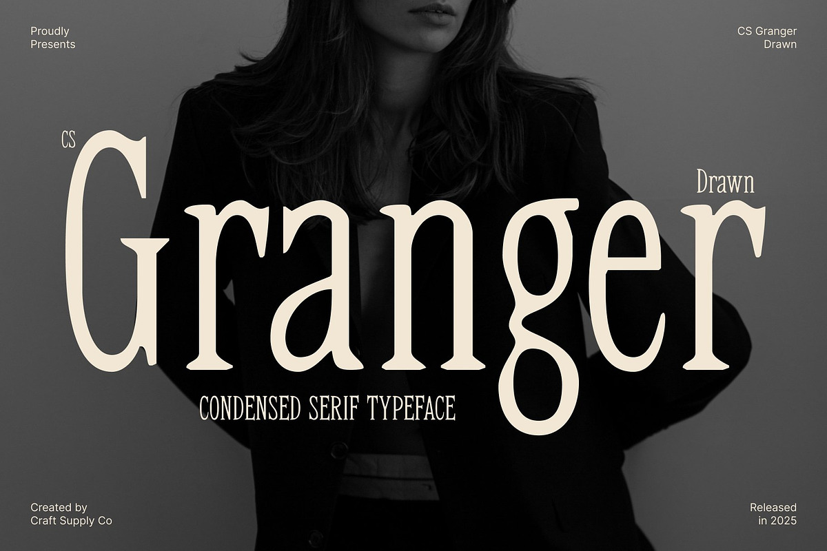 CS Granger Drawn, a Serif Font by Craft Supply Co. (Photo 1 of 8)