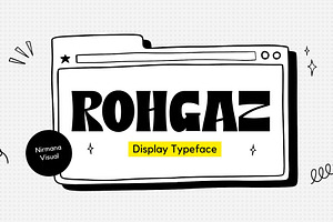 Rohgaz - Bold Serif Font