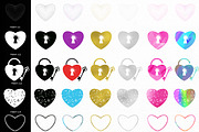 Valentine's Procreate Stamp Brushes, a Shape Add-On by Ducatum (Thumbnail 4 of 9)