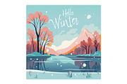 Set of seasonal concept posters, an Illustration by kavalenkava (Thumbnail 2 of 5)