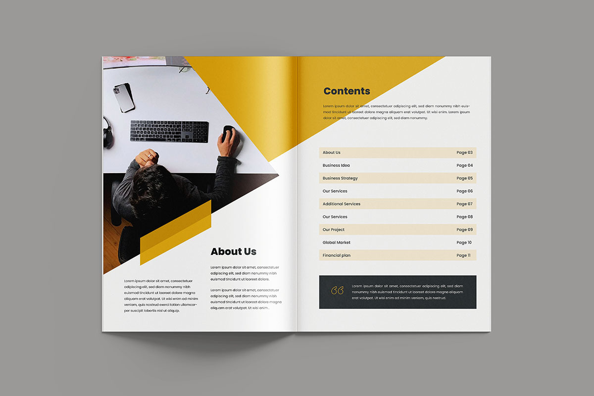 Company Brochure Design, a Brochure Template by afsar.hossain (Photo 2 of 7)