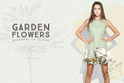 Garden Florals Botanical Set, an Illustration by White Lane Studio (Thumbnail 6 of 9)