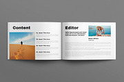 Travel Magazine Template Landscape, a Magazine Template by E-Type (Thumbnail 2 of 7)