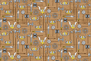 Vikings, a Pattern Graphic by merion_merion (Thumbnail 3 of 5)