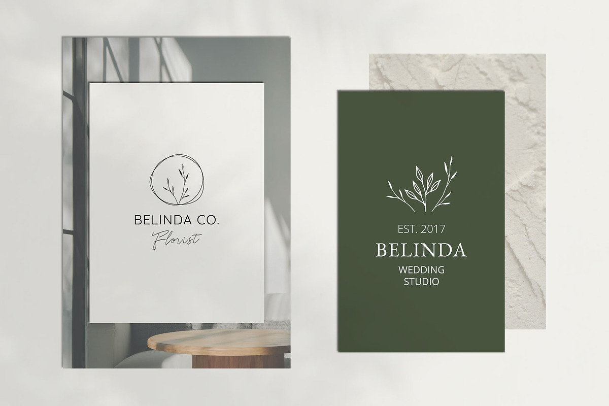 Minimal Flowers Logo Bundle, a Branding & Logo Template by Anatartan Design (Photo 12 of 12)