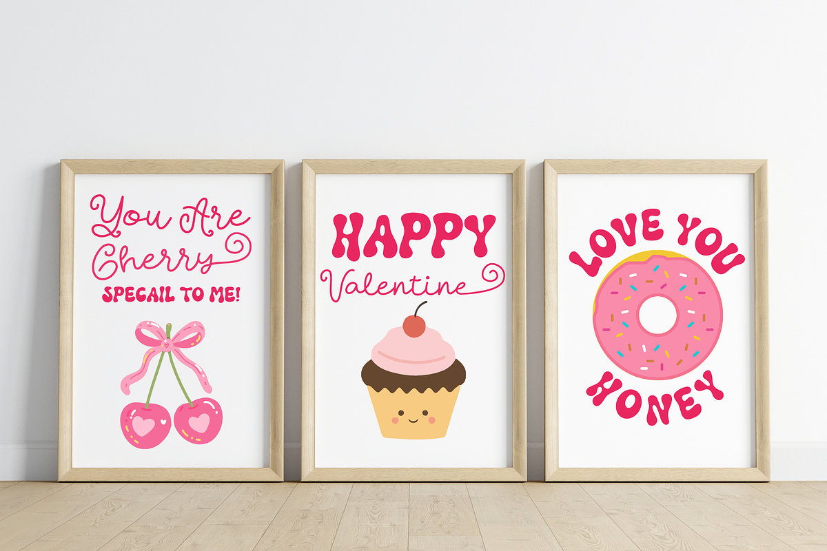 Cherry Kiss is a Valentine font duo, a Handwritten Font by Brown Cupple (Photo 6 of 12)
