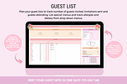 Wedding Planner Google Sheets, a Templates & Theme by SunshineStudioBoutique (Thumbnail 6 of 10)