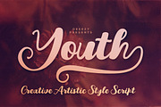 Youth Script Font, a Script Font by Deeezy (Thumbnail 8 of 8)