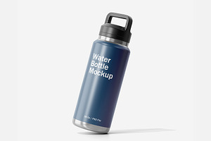 Thermos Water Bottle Mockup Vol.1