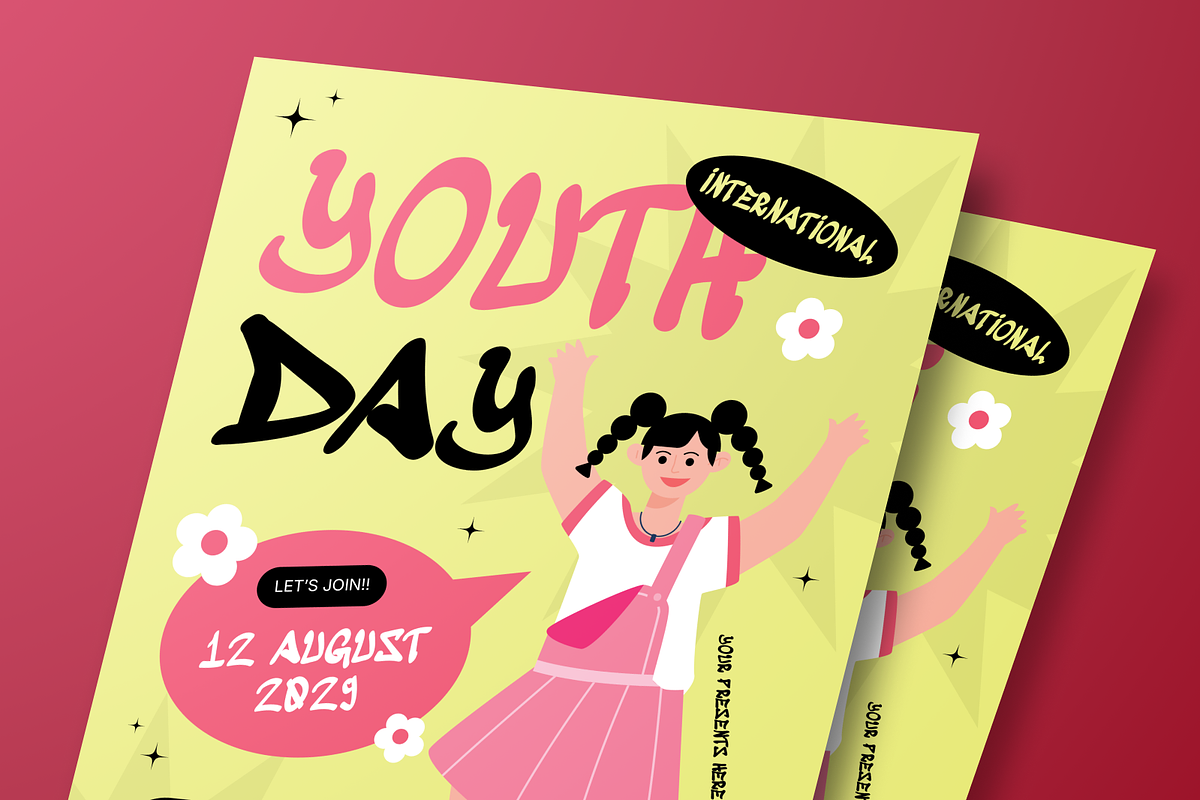 International Youth Day Flyer Set, a Flyer Template by Annora Studio (Photo 4 of 6)