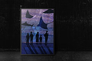 People in oceanarium, an Animal Illustration by Good Studio (Thumbnail 2 of 4)