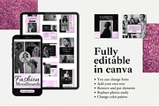 100 Fashion Templates Canva, a Templates & Theme by TemplateCastleStore (Thumbnail 9 of 10)