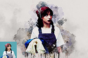 Watercolor Aura Portrait Ps Action, an Action Add-On by Studio Retouch (Thumbnail 9 of 17)