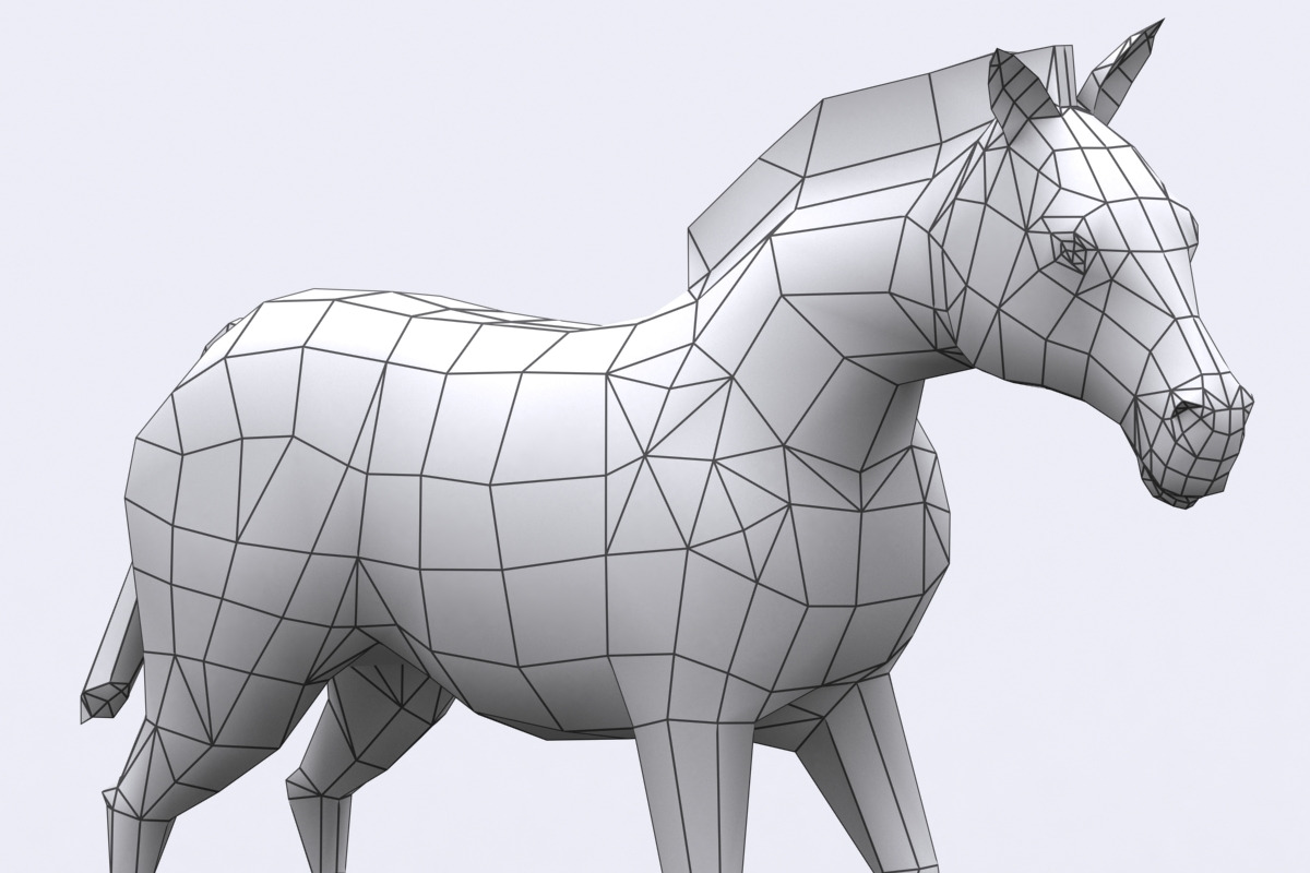 3DRT - Safari animals -Zebra, an Animal 3D Model by 3DRT.com (Photo 2 of 3)
