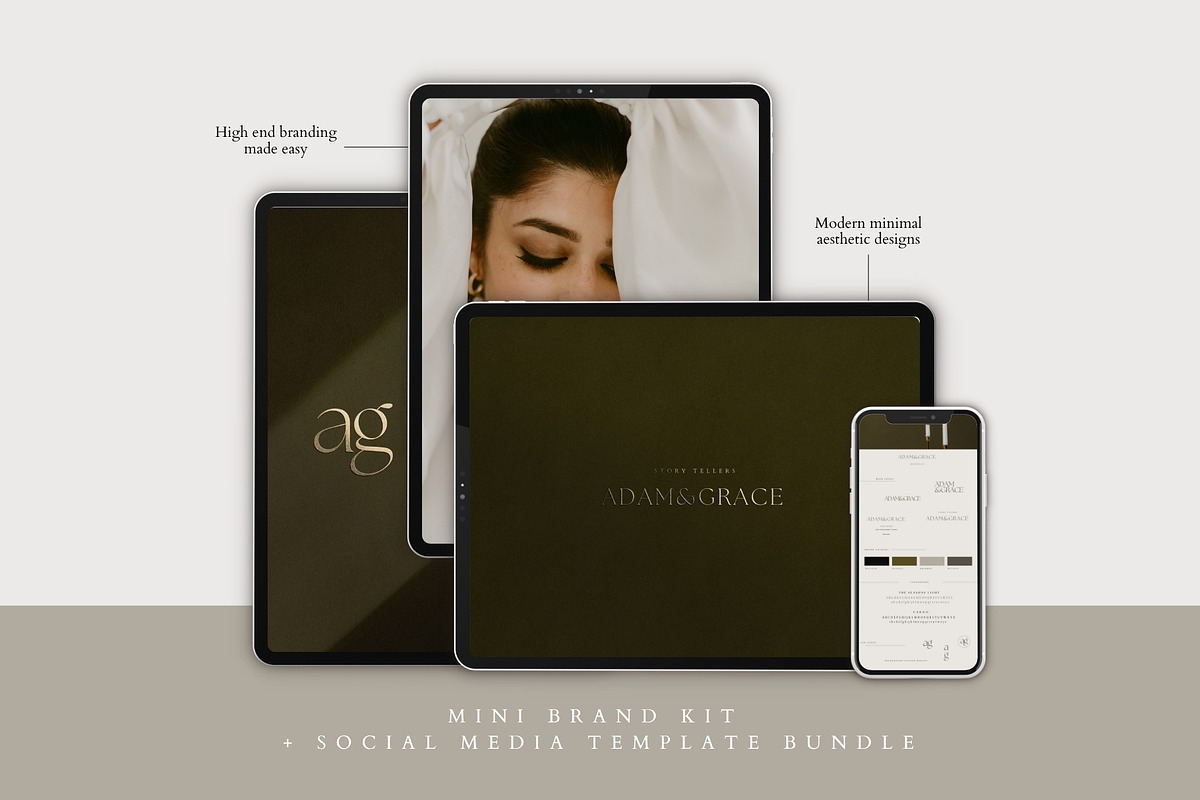 Mini Branding Kit Canva Template, a Branding & Logo Template by Adam and Grace (Photo 12 of 19)