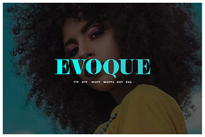 Evoque : Vintage Serif Font Family