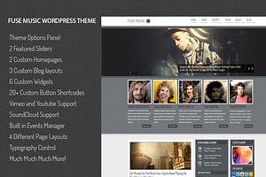 Fuse Music Wordpress Theme