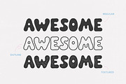 Weirdo - Groovy Retro Font, a Handwritten Font by simpleblues (Thumbnail 10 of 12)