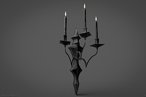 Chandelier 3d Model Game Ready