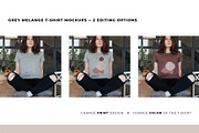 FEMALE T-SHIRT MOCKUP SET, a Shirt Mockup by TrendkeyMockups (Thumbnail 4 of 7)