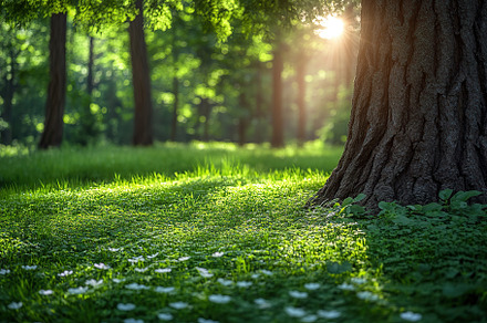 Big sequoia tree in the park, a Nature Photo by AlyaAnd