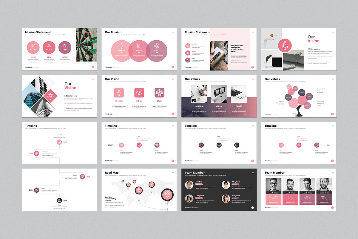 Pitch Deck Presentation Template preview 4