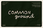 Common Ground Handwriting Font, a Handwritten Font by TYPEHEIST (Thumbnail 1 of 11)