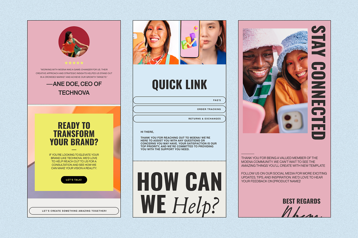 Moena - Flodesk Email Templates, an Email Template by Creavora (Photo 6 of 13)