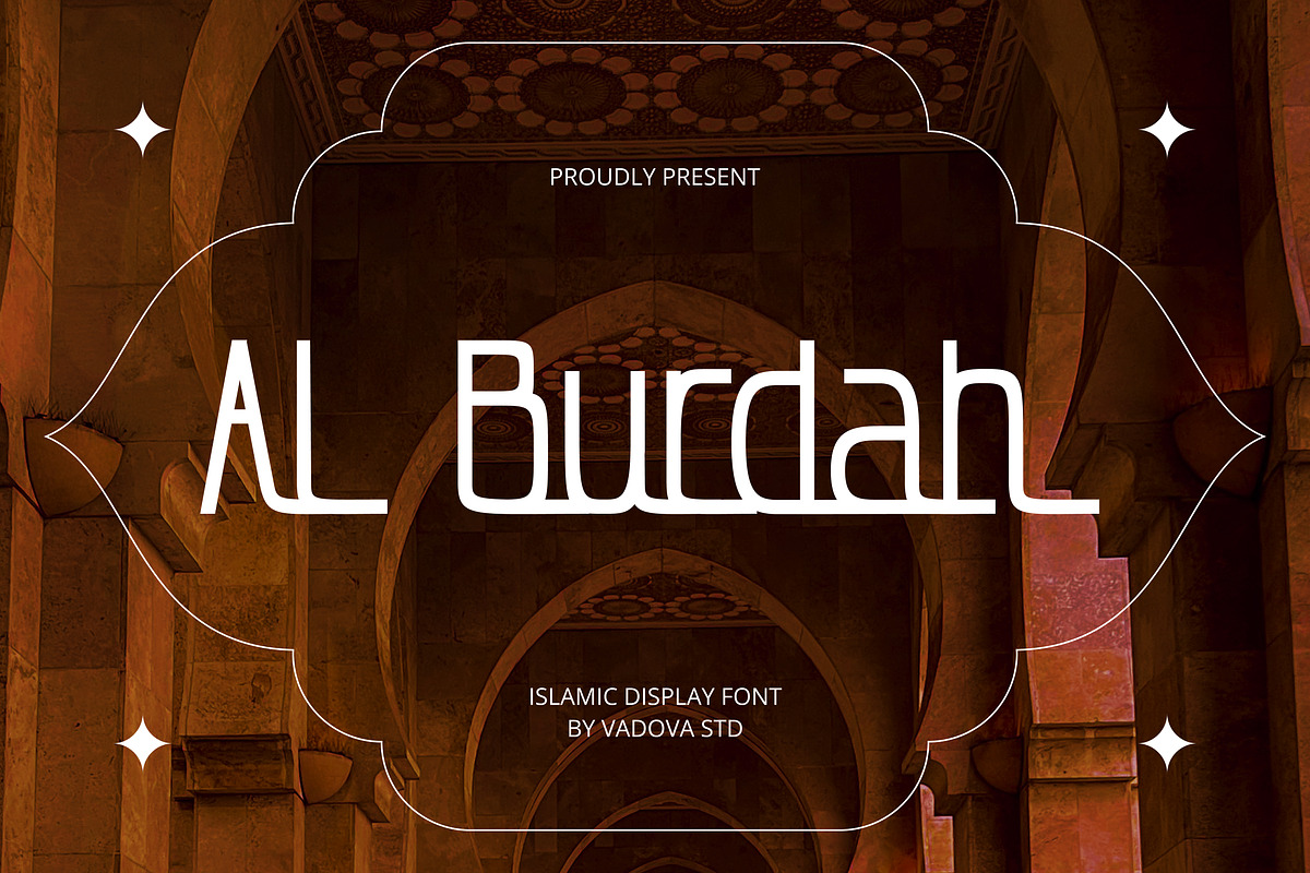 Al Burdah – Islamic Display Font, a Script Font by Vadovastd (Photo 1 of 7)