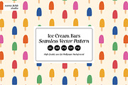 Ice Cream Bars Seamless Pattern, a Pattern Graphic by Sunny Fields Studio (Thumbnail 1 of 10)