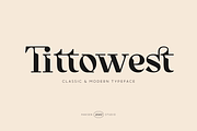 Tittowest Modern - Vintage Typeface, a Slab Serif Font by Haksen (Thumbnail 1 of 12)