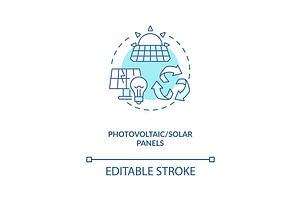 Photovoltaic And Solar Panels Icon