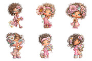 Summer Girls Png Clipart Bundle, an Illustration by SinaCreation (Thumbnail 2 of 9)