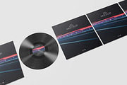 Vinyl Record Mockup 3, a Packaging Mockup by KIPET (Thumbnail 11 of 15)