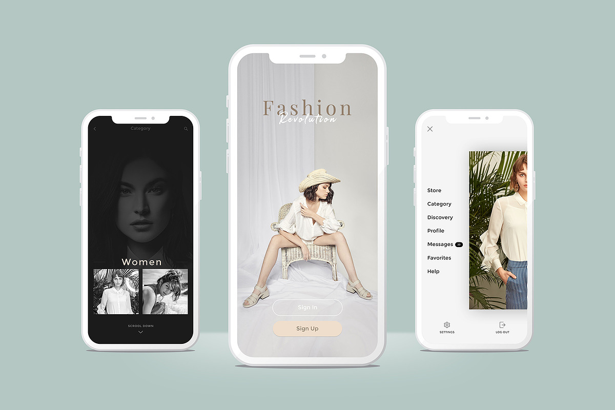 Minimalist iPhone Mockup, an iPhone Mockup by floringheorghe (Photo 4 of 6)