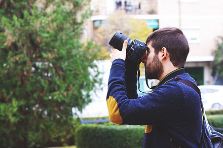 Photographer containing photographer, camera, and shoot