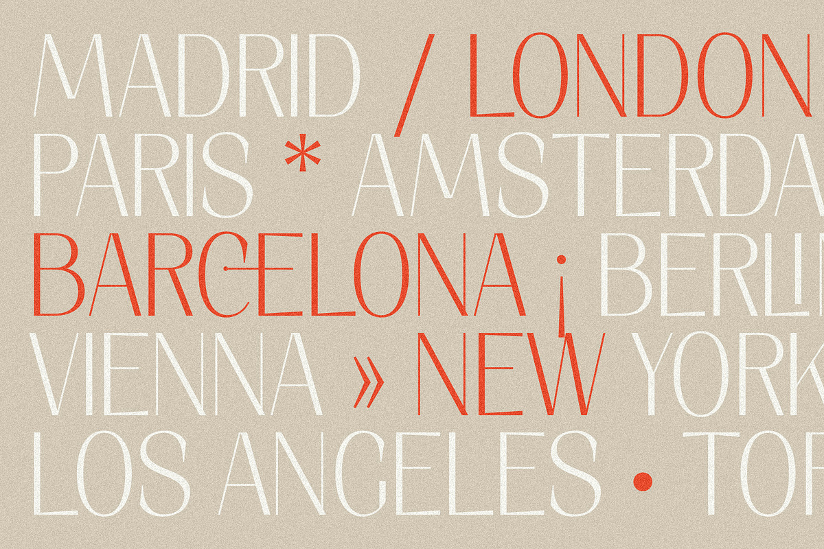 Elio & Oliver Ultra Light Sans Serif, a Sans Serif Font by SilverStag Type Foundry (Photo 3 of 11)
