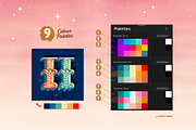 Retro Sign Toolkit for Procreate, a Brush Add-On by Aurelie Maron (Thumbnail 4 of 7)