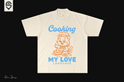 Cute cat chef cooking design, a Food Illustration by shaondesigns (Thumbnail 4 of 4)