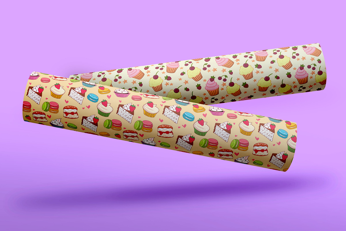 Cupcake Seamless Pattern, a Pattern Graphic by Digital Studio (Photo 10 of 12)