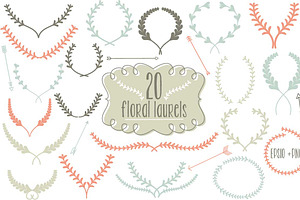 20 Floral Laurels