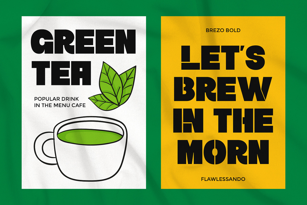 Brezo - Bold Sans Serif Font, a Sans Serif Font by Flawless And Co (Photo 2 of 10)