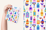 Bar drinks and bottles, a Food Illustration by lexminci (Thumbnail 14 of 17)