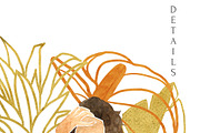 Female Nature Watercolor Set, a Work Illustration by Cat In Colour (Thumbnail 5 of 6)