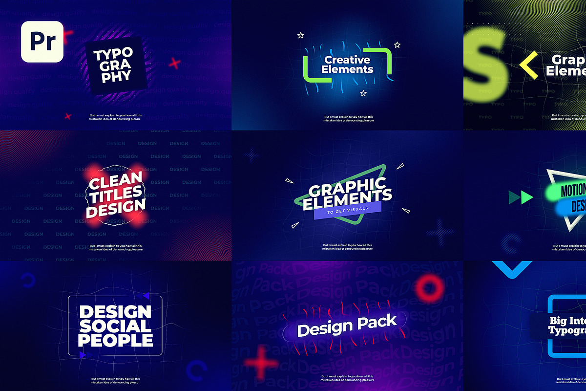 Big Titles - Premiere Pro, a Social Media Template by pixelzilla (Photo 1 of 2)