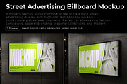 Street Advertising Billboard Mockup, an Advertising Mockup by Pitchlook.Studio (Thumbnail 1 of 4)