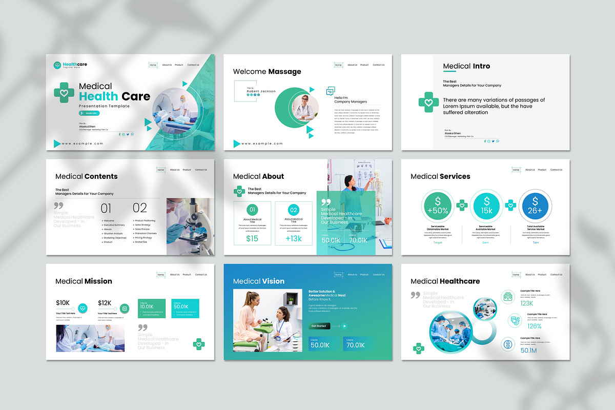 Medical Health Care Presentation preview 3