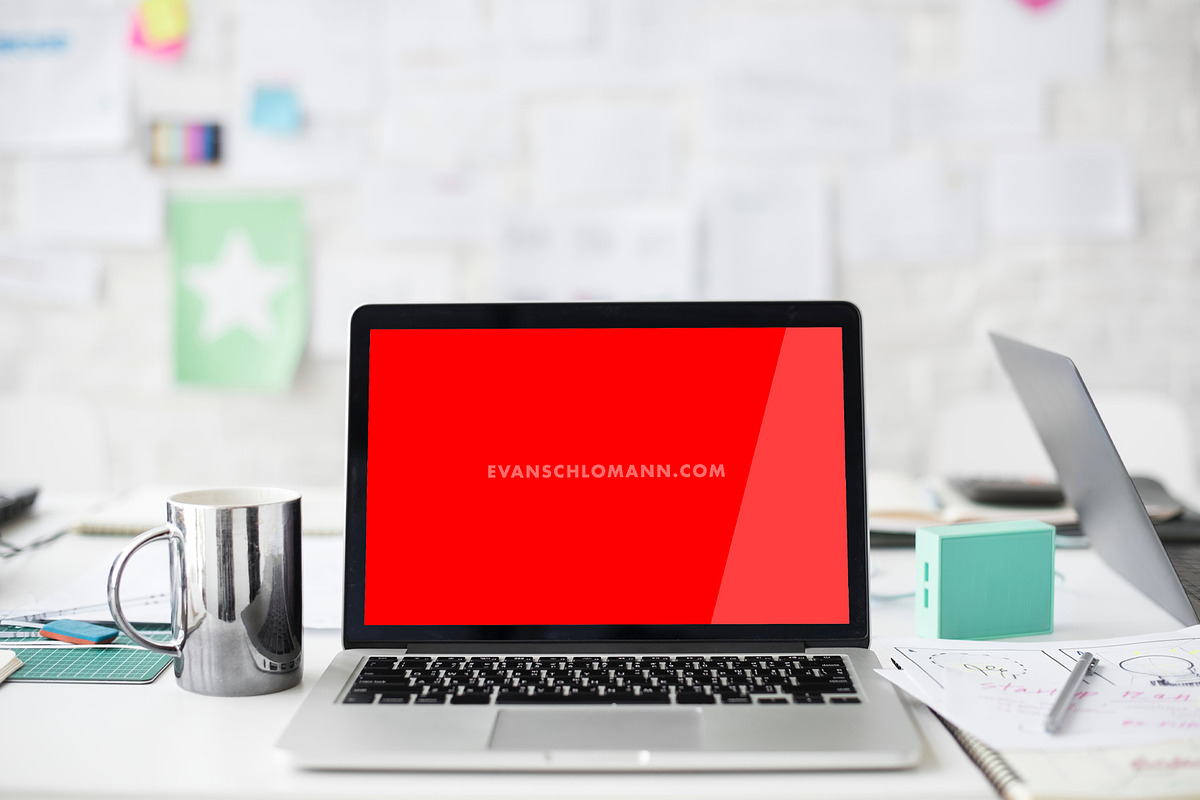 laptop Mockup, a Presentation Template by Evan Schlomann (Photo 1 of 2)