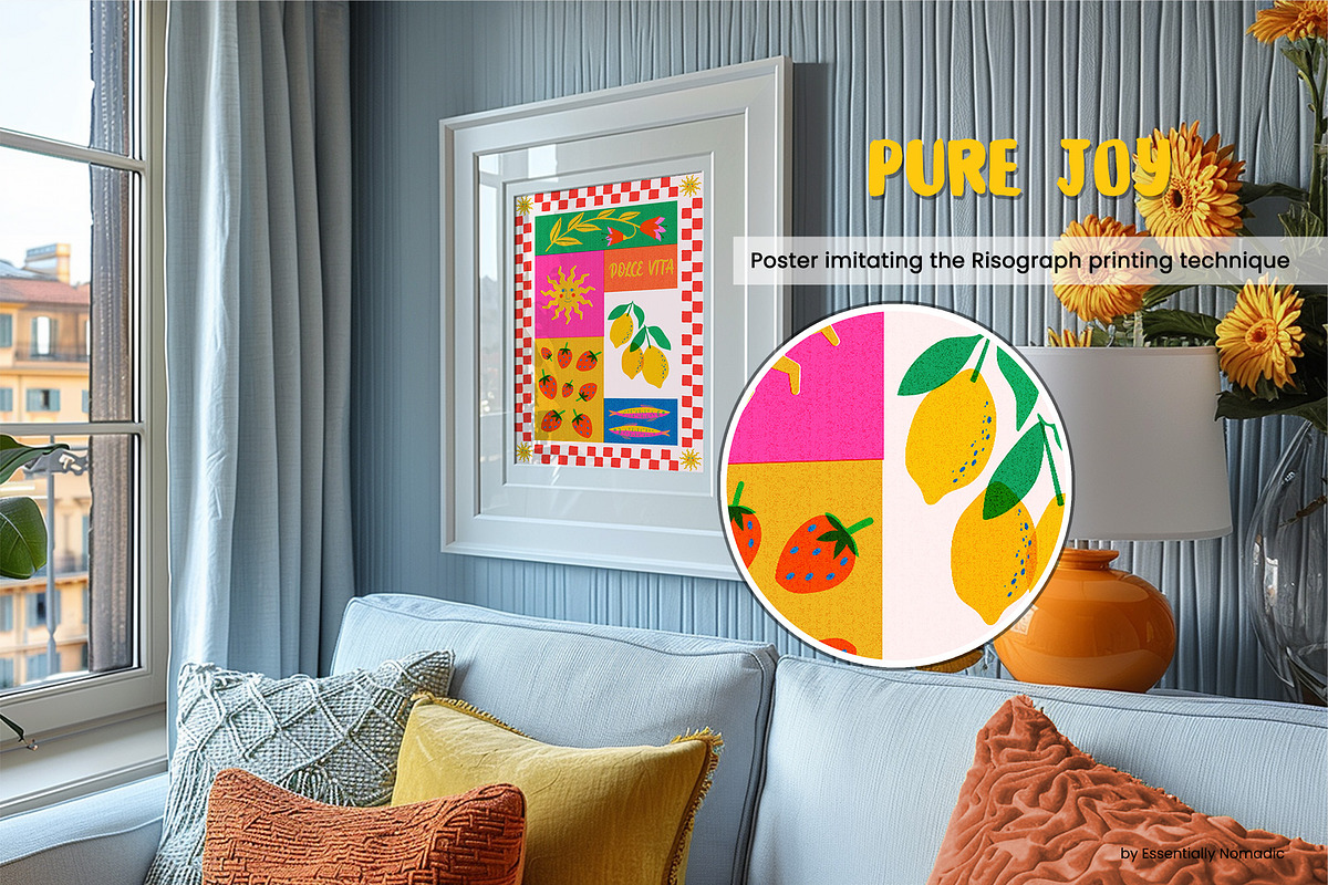 Dolce Vita - Positive Poster Summer, a Background Graphic by Essentially Nomadic (Photo 14 of 15)