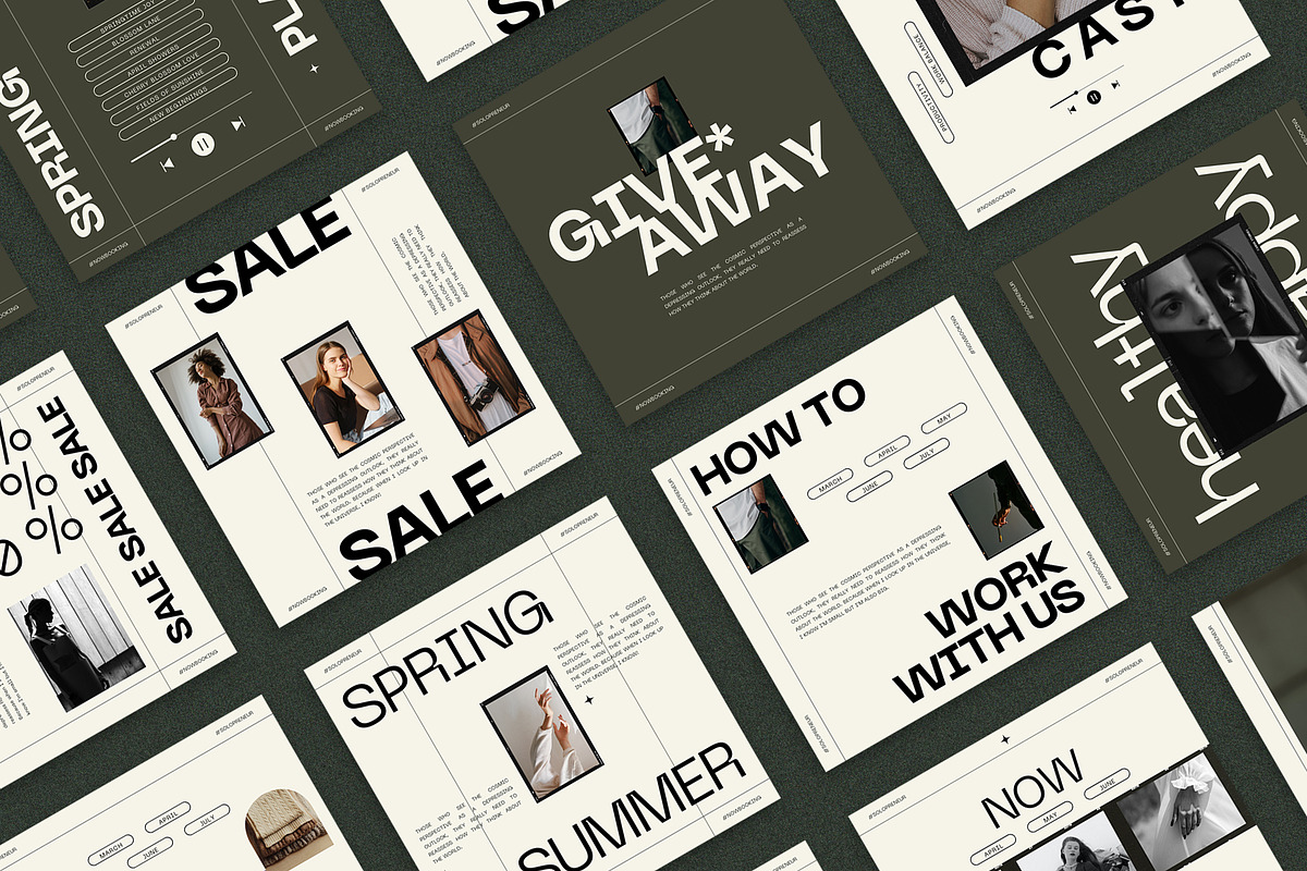 Grace - Aesthetic Social Media Pack, a Social Media Template by SilverStag Type Foundry (Photo 15 of 38)